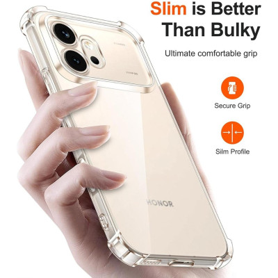 Θήκη Honor 600 Techsuit Shockproof Clear Silicone Διάφανη Σιλικόνης - Clear (5949419367098)