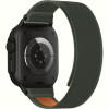 Λουράκι Apple Watch Ultra/SE/11/10/9/8/7/6/5/4 (49/46/45/44mm) Tech-Protect Nylon Elite Υφασμάτινο - Green / Orange (5906302339969)