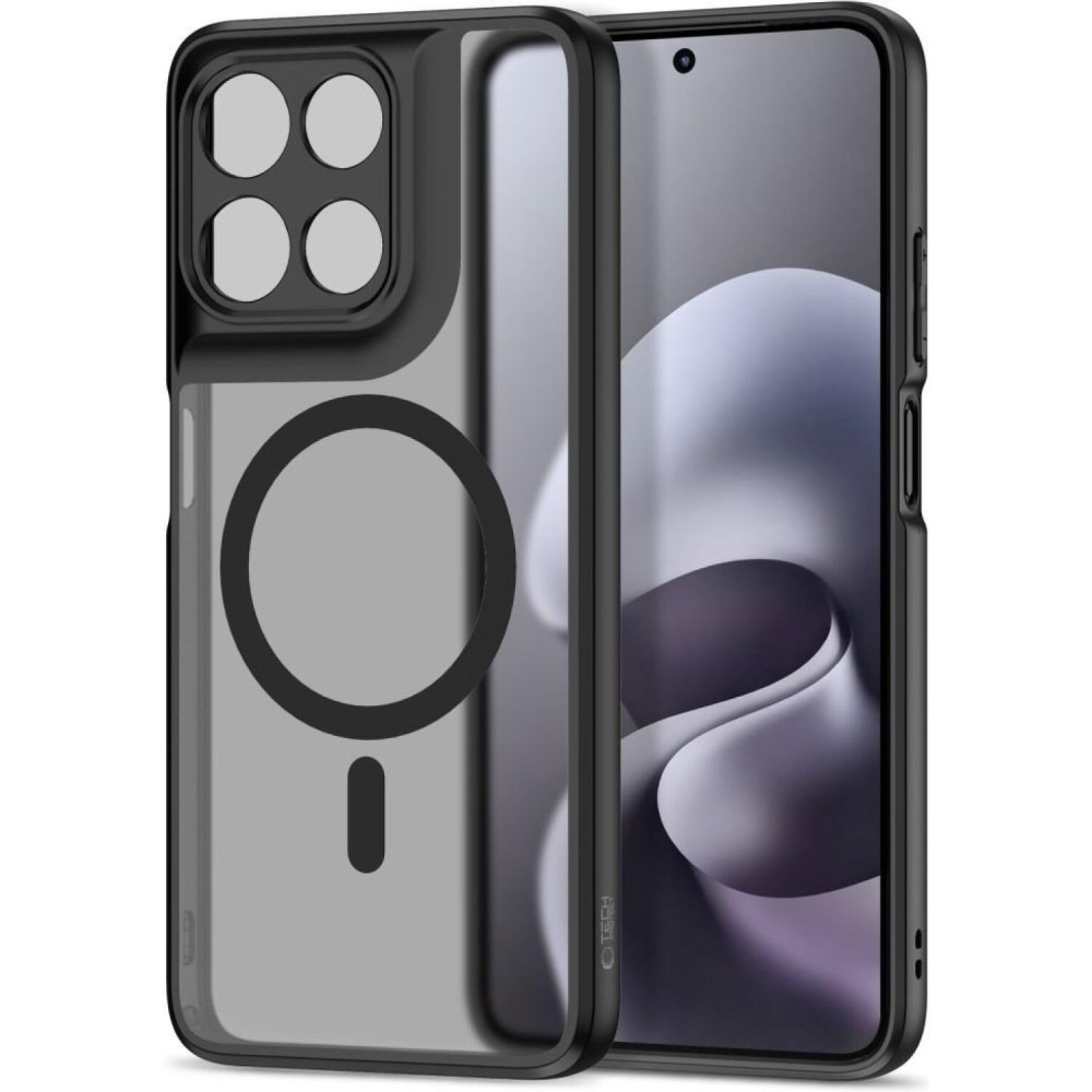Θήκη Motorola Moto G67 Power / G57 Power Tech-Protect MagMat Σκληρή Ημιδιάφανη με MagSafe - Matte Black (5906302323234)