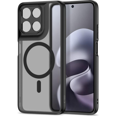 Θήκη Motorola Moto G67 Power / G57 Power Tech-Protect MagMat Σκληρή Ημιδιάφανη με MagSafe - Matte Black (5906302323234)