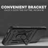 Θήκη Realme 16 Pro Techsuit CamShield Ανθεκτική με Κάλυμμα για την Κάμερα & Μεταλλικό Ring Holder - Black (5949419361751)