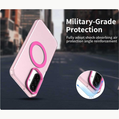 Θήκη Samsung Galaxy A17 Techsuit CandyCase Σκληρή Ημιδιάφανη με MagSafe - Pink (5949419311992)
