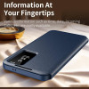 Θήκη Samsung Galaxy S25 Techsuit SmartView Series Flip με Ενεργό Πορτάκι - Blue (5949419302952)