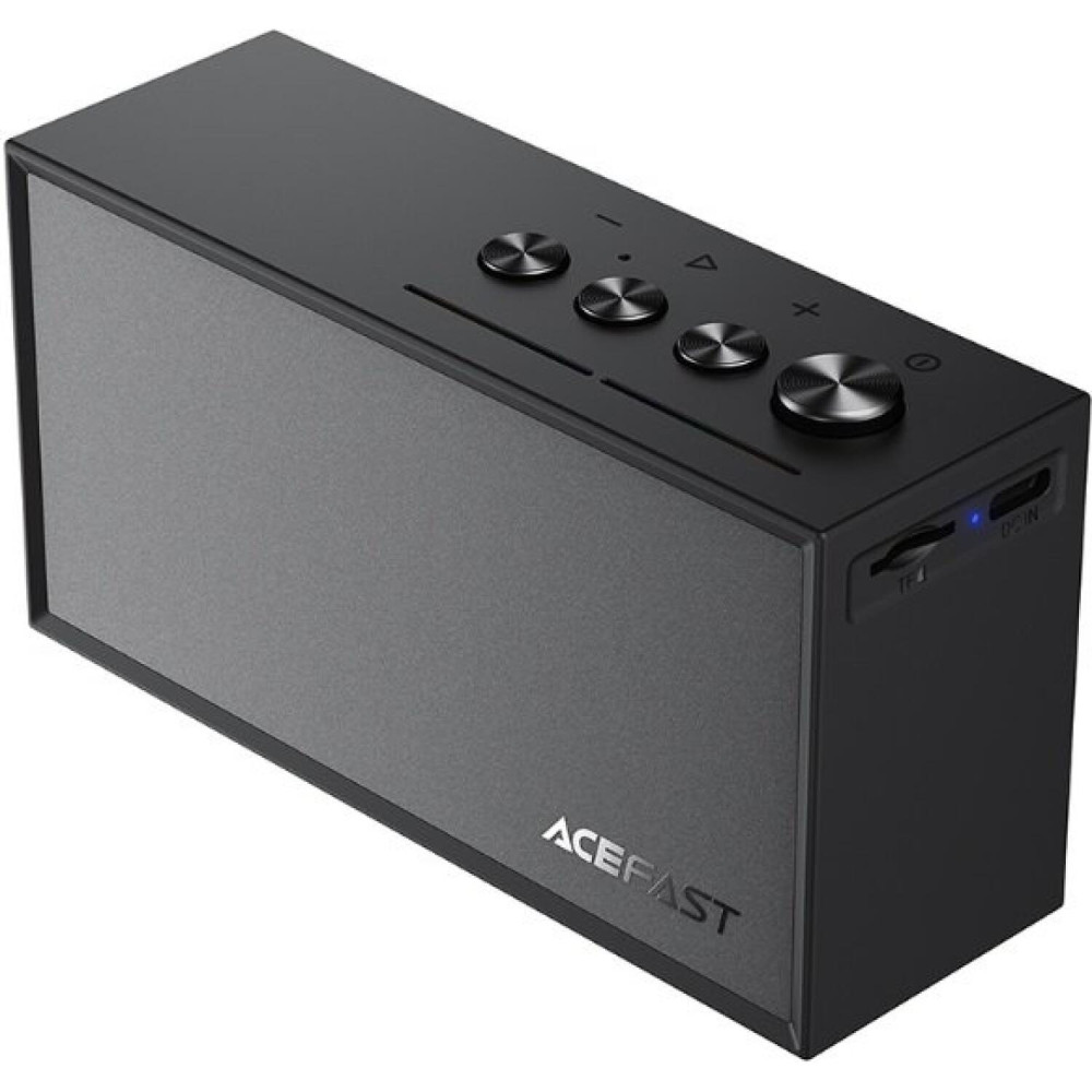 Ηχείο Acefast Portable Speaker K9 Go Bluetooth Φορητό Ασύρματο με Φωτισμό RGB & Μικρόφωνο - Black (6974316286301)