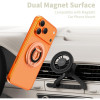 Βάση Στήριξης Tech-Protect MMR400 Μαγνητικό MagSafe Phone Ring με Επιπλέον Αυτοκόλλητο Δακτύλιο MagSafe - Rose Gold (5906302335978)