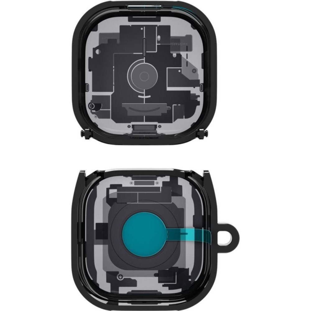 Θήκη Samsung Galaxy Buds 4 / 4 Pro Spigen Ultra Hybrid Σκληρή - Zero One Black (ACS11201)