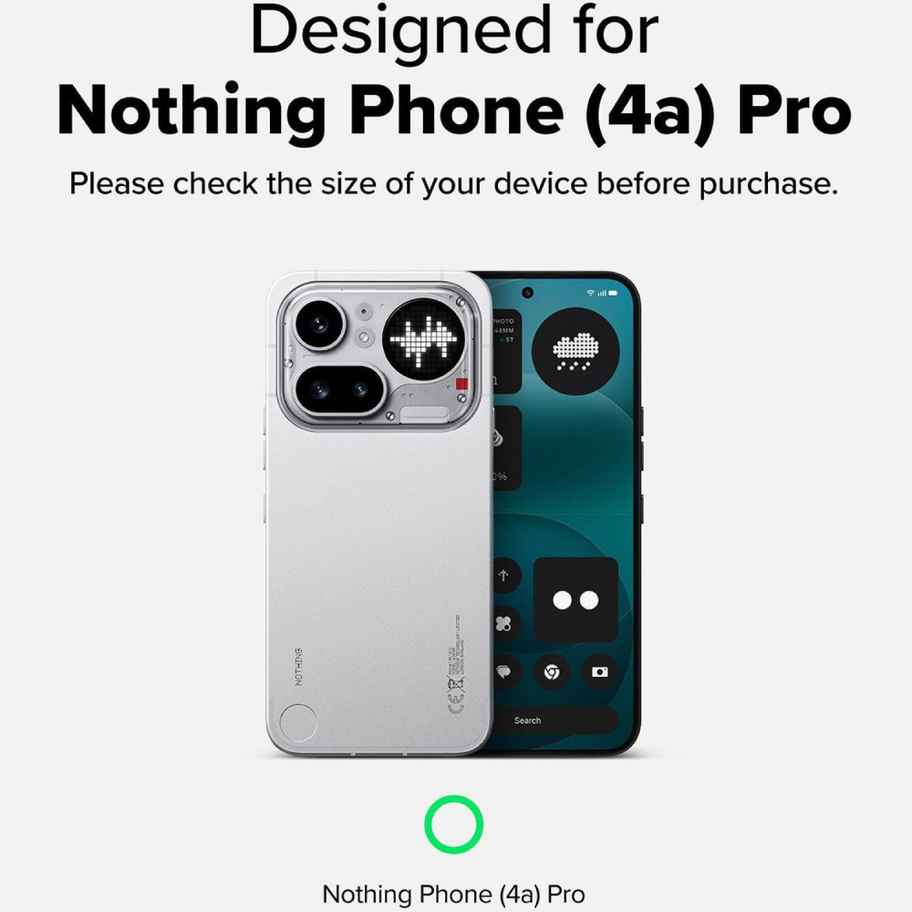 Tempered Glass Nothing Phone 4a Pro Ringke Camera Lens Frame Glass Αντιχαρακτικό Γυαλί Προστασίας για Φακό Κάμερας 2 Τεμάχια - Black (8800328819047)