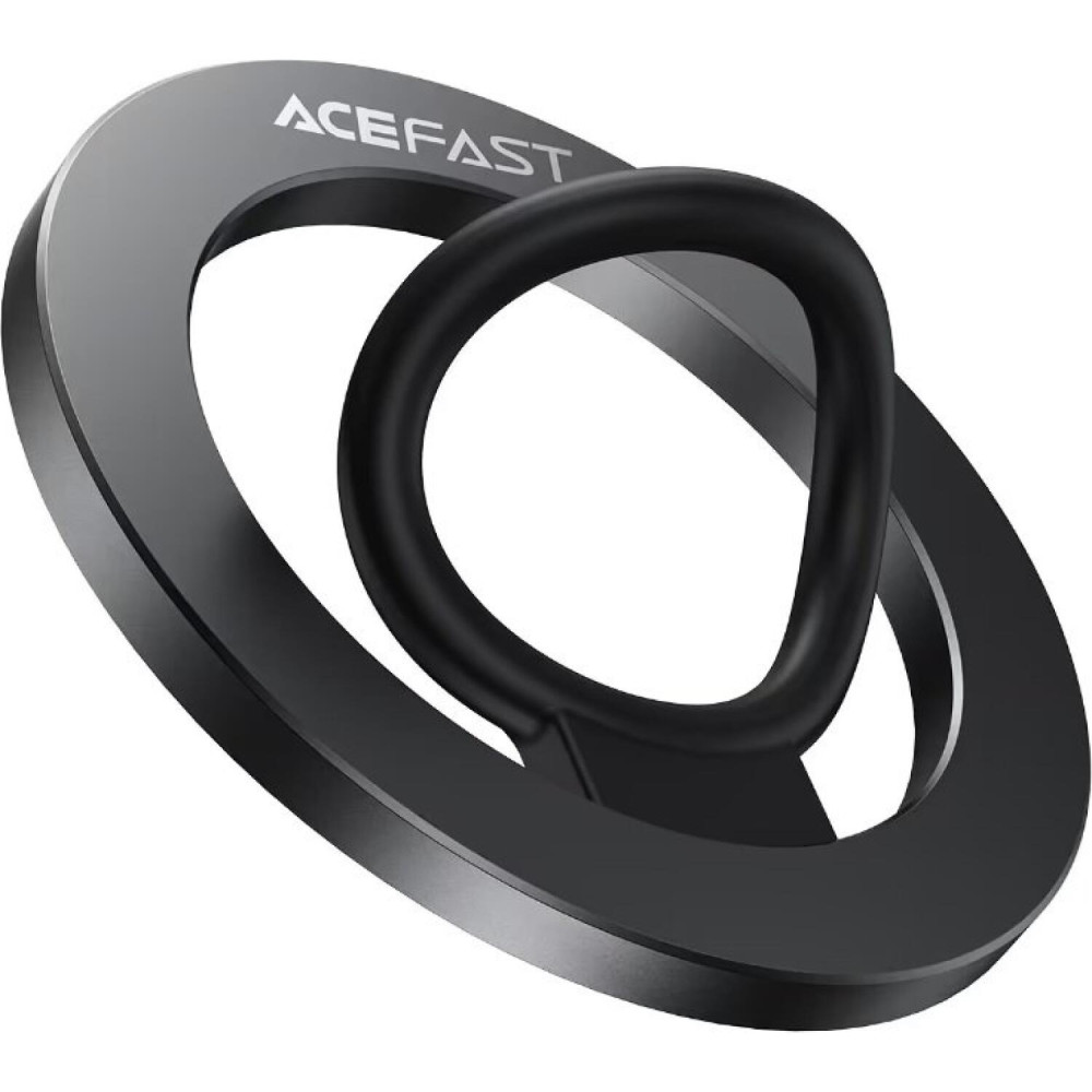 Βάση Στήριξης Acefast E35 Μαγνητικό MagSafe Phone Ring με Επιπλέον Αυτοκόλλητο Δακτύλιο MagSafe - Black (6974316285960)