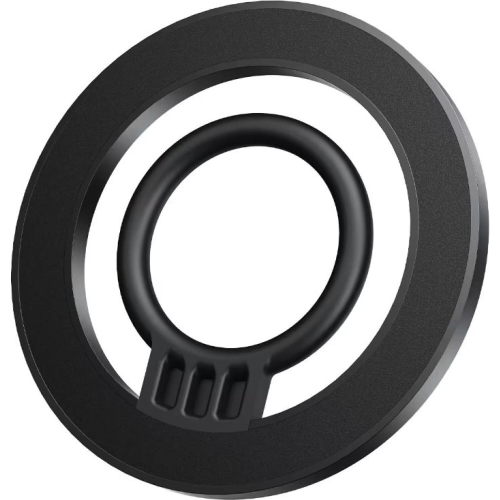 Βάση Στήριξης Acefast E35 Μαγνητικό MagSafe Phone Ring με Επιπλέον Αυτοκόλλητο Δακτύλιο MagSafe - Black (6974316285960)