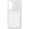 Θήκη Samsung Galaxy A37 Official Samsung Card Slot Case Σιλικόνης με Υποδοχή για Κάρτα - Light Gray (EF-OA376TJEGWW)
