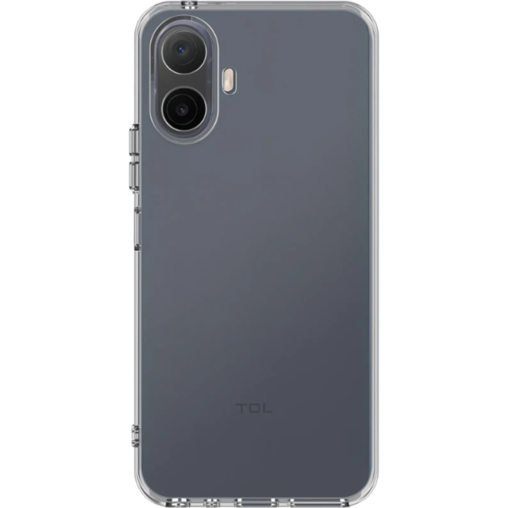 Θήκη & Tempered Glass TCL K70 Vivid Set TPU Clear Case Σετ Διάφανη Σιλικόνης & Full Face Αντιχαρακτικό Γυαλί Προστασίας Οθόνης - Transparent / Black (VIVGGS000028)