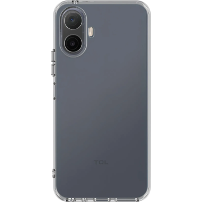 Θήκη & Tempered Glass TCL K70 Vivid Set TPU Clear Case Σετ Διάφανη Σιλικόνης & Full Face Αντιχαρακτικό Γυαλί Προστασίας Οθόνης - Transparent / Black (VIVGGS000028)