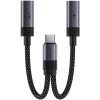 Αντάπτορας Acefast J14 2-in-1 Splitter Ήχου & Φόρτισης Type-C (Male) σε 2 x Type-C (Female) 60W - Black (6974316285823)