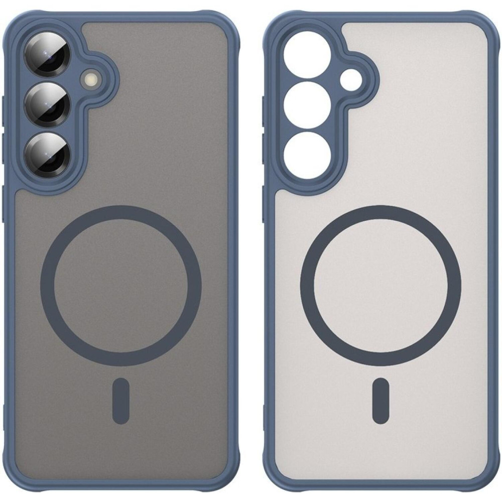 Θήκη Samsung Galaxy A27 Techsuit HaloFrost II MagSafe Σκληρή Ημιδιάφανη με MagSafe - Navy Blue (5949419351691)