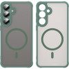 Θήκη Samsung Galaxy A27 Techsuit HaloFrost II MagSafe Σκληρή Ημιδιάφανη με MagSafe - Green (5949419351721)