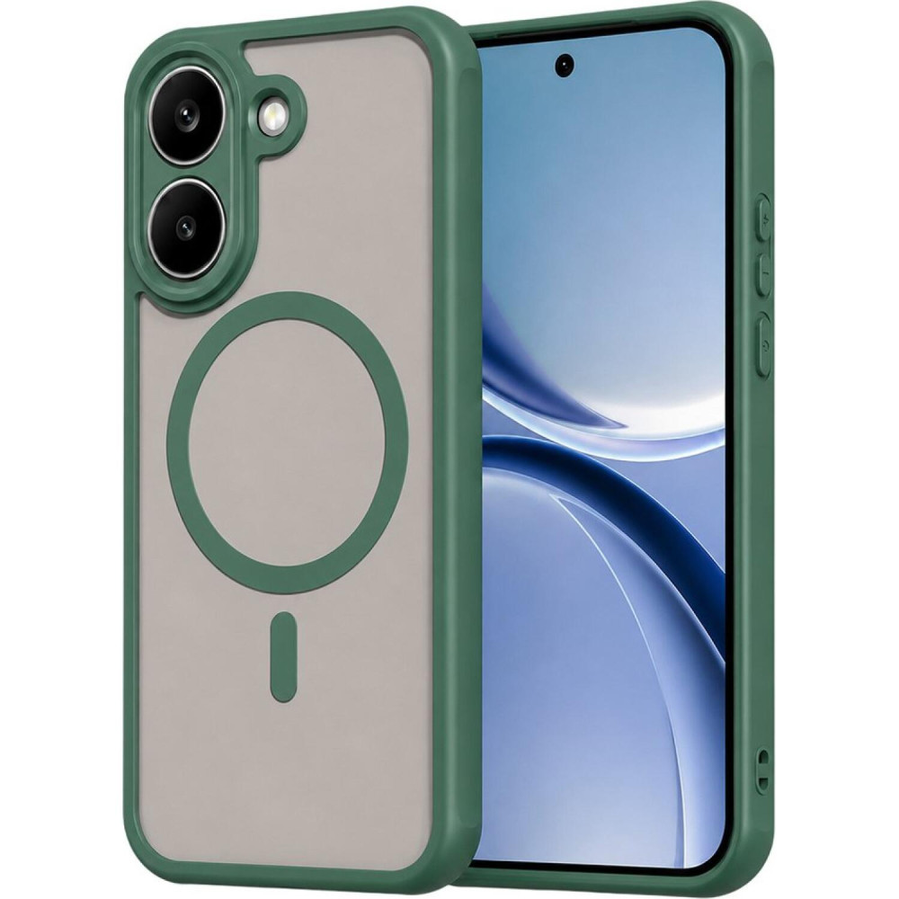 Θήκη Xiaomi Poco X8 Pro Techsuit HaloFrost II MagSafe Σκληρή Ημιδιάφανη με MagSafe - Green (5949419369283)