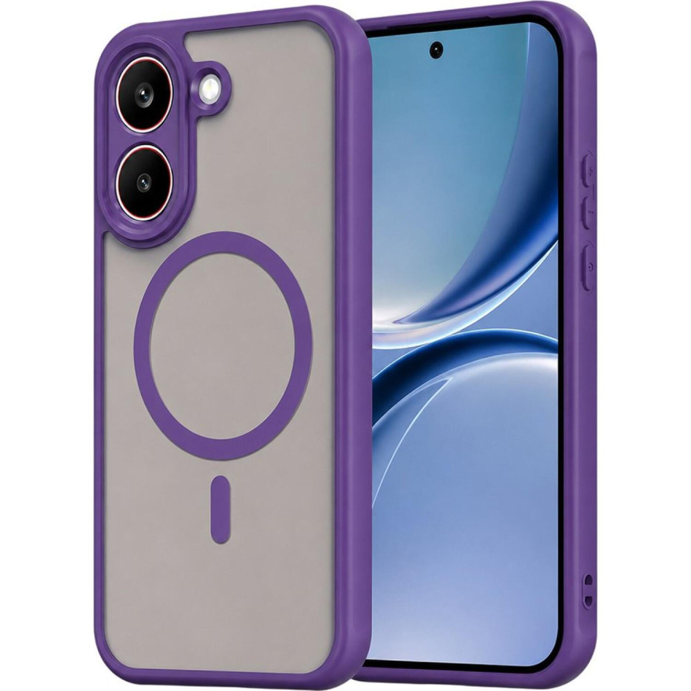 Θήκη Xiaomi Poco X8 Pro Techsuit HaloFrost II MagSafe Σκληρή Ημιδιάφανη με MagSafe - Purple (5949419369252)