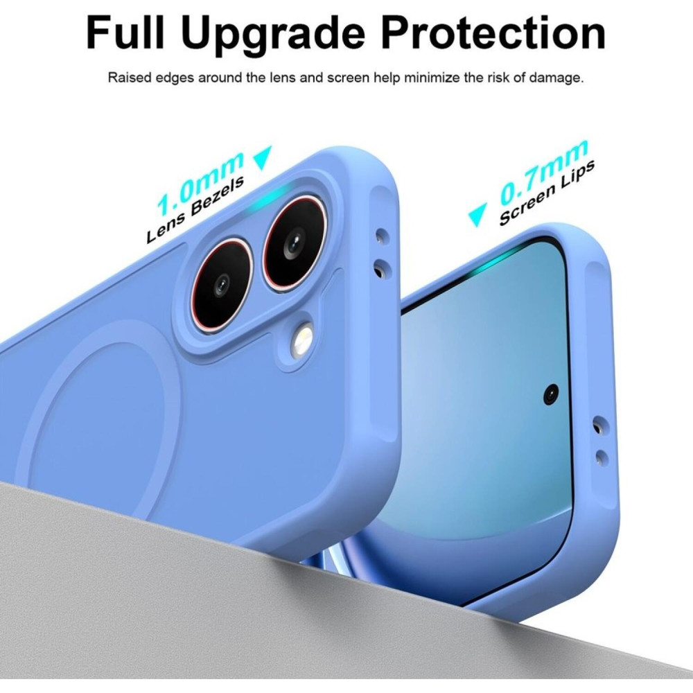 Θήκη Xiaomi Poco X8 Pro Techsuit HaloFrost II MagSafe Σκληρή Ημιδιάφανη με MagSafe - Sky Blue (5949419369276)