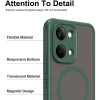 Θήκη Xiaomi Poco X8 Pro Max Techsuit HaloFrost II MagSafe Σκληρή Ημιδιάφανη με MagSafe - Green (5949419366350)