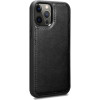 Θήκη iPhone 12 Pro Max iCarer Leather Detachable 2 in 1 Haixing Wallet Δερμάτινο Πορτοφόλι με RFID - Black (WMI1214-BK)