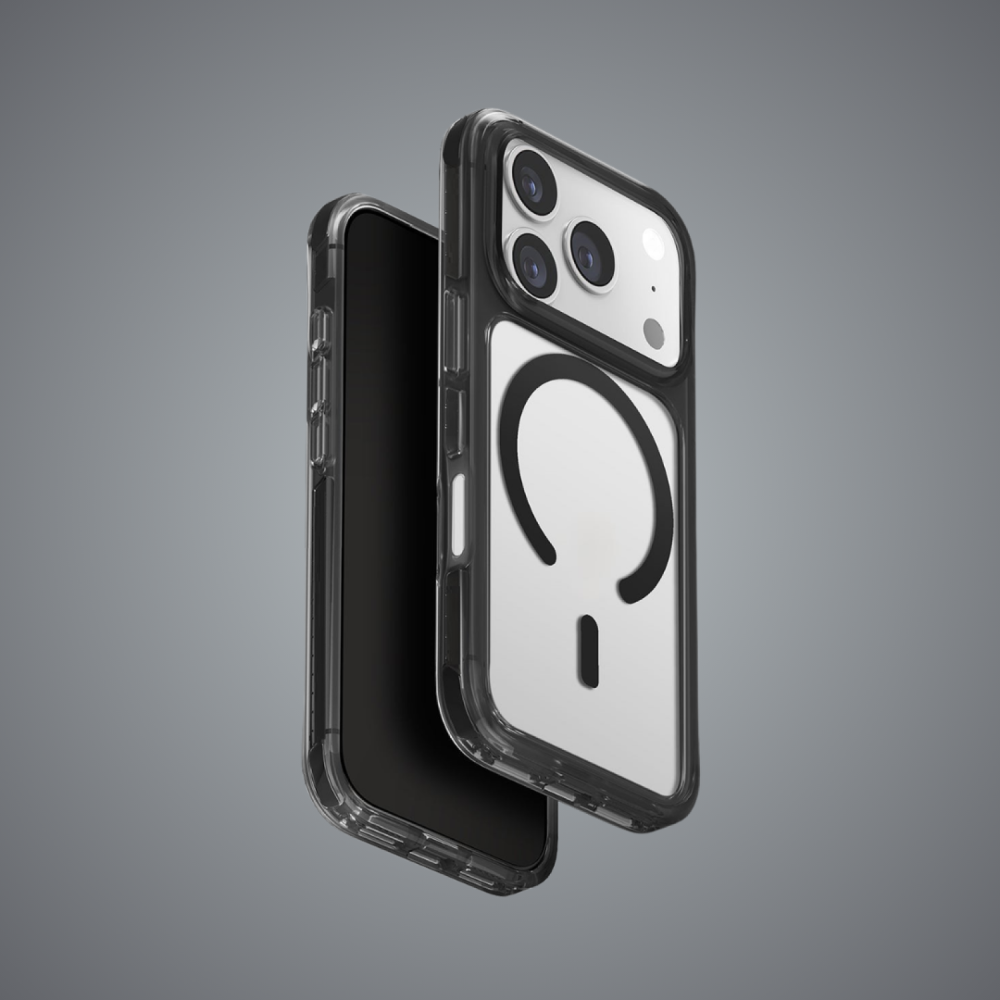Θήκη iPhone 17 Pro Uniq Combat MagClick Ανθεκτική με MagSafe - Carbon Black (UNIQ-IP6.3P(2025)-COMMCBLK)