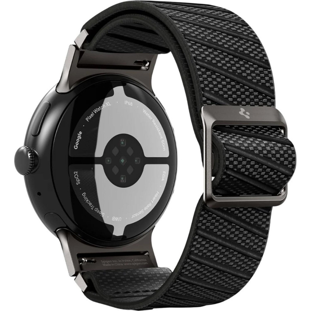 Λουράκι Google Pixel Watch 4 / 3 / 2 / 1 41mm Spigen Lite Fit X Υφασμάτινο - Black (AMP11420)