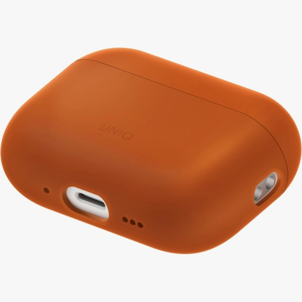 Θήκη AirPods Pro 3rd Gen Uniq Lino Σκληρή - Sunset Orange (UNIQ-AIRPODSPRO3-LINOSUNORG)