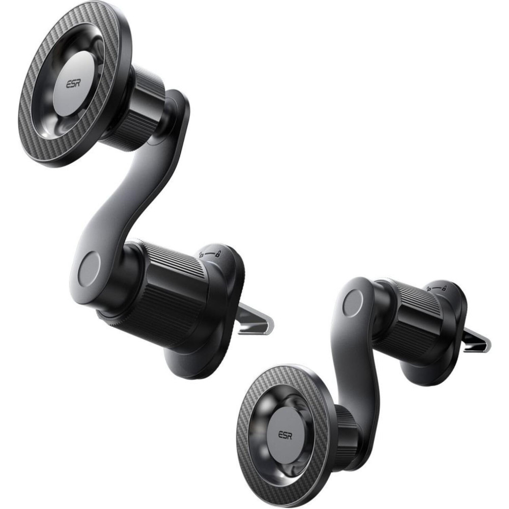 Βάση Κινητών Αυτοκινήτου ESR OmniLock Magnetic Car Mount με MagSafe για Αεραγωγούς - Black / Carbon Fiber (4894240262764)
