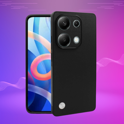 Θήκη Xiaomi Redmi Note 13 Pro 4G / Poco M6 Pro 4G Bodycell Vegan Cover Σκληρή - Black (5206015077937)