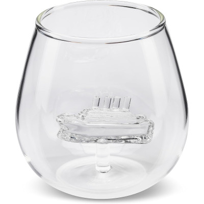 The Source InGenious Sinking Ship in a Glass - Γυάλινο Ποτήρι Ποτού / Ουίσκι με Διακοσμητικό Βυθιζόμενο Πλοίο στο Εσωτερικό του - 610ml (5056327915829)