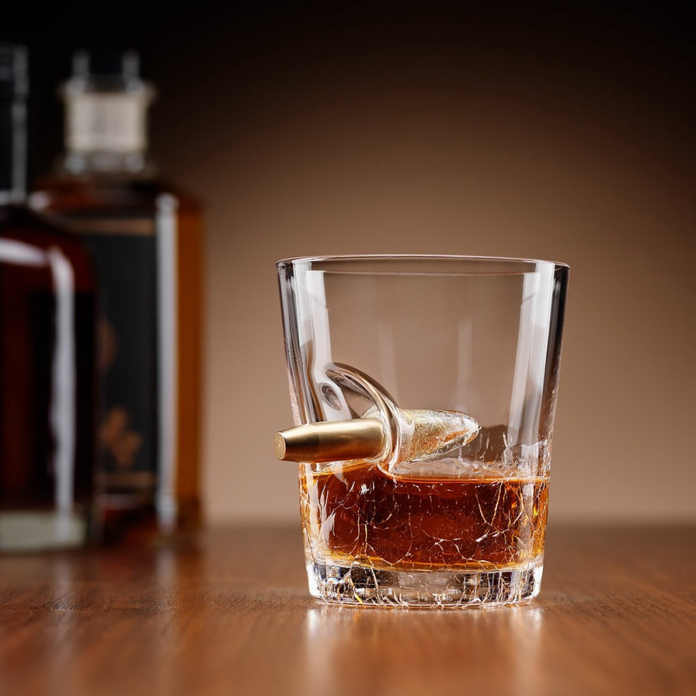The Source InGenious Shot In a Glass - Γυάλινο Ποτήρι Ποτού / Ουίσκι με Διακοσμητική Σφαίρα - 250ml (5056327915836)