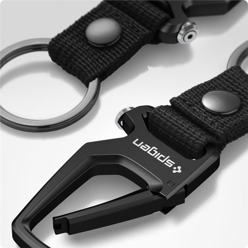 Μπρελόκ Spigen Carabiner with KeyRing Ανθεκτικό με Ανοιχτήρι Μπουκαλιών - Black (AHP06961)