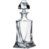 Γυάλινο Σετ Ποτού MikaMax Twisted Decanter Set με 1 x Καράφα Σερβιρίσματος με Πώμα & Ξύλινο Κουτί / 2 x Ποτήρια / 1 x Λαβίδα / 1 x Χωνί / 9 x Πέτρες Ουίσκι (8719481358310)