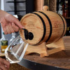 Βαρέλι για Ποτά MikaMax Harrison 1892 Wooden Barrel Dispenser Διανεμητής από Ξύλο Πεύκου με Βάση / Ασκούς & Βρυσάκι 3L (8719481358327)