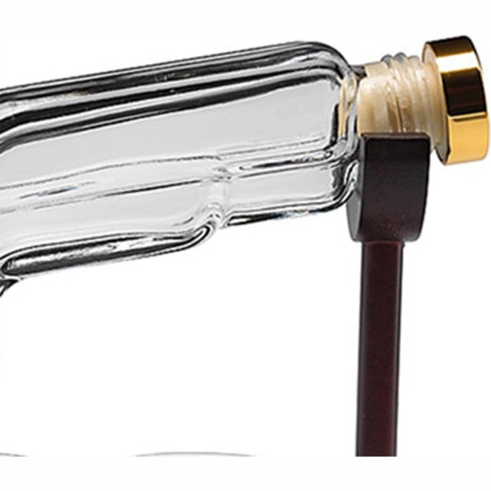 Γυάλινο Σετ Ποτού The Source Connoisseur Creations Gun Decanter and Glasses σε Σχήμα Όπλου με 1 x Καράφα Σερβιρίσματος με Πώμα / Ξύλινη Βάση & 2 x Ποτήρια (5056327918448)