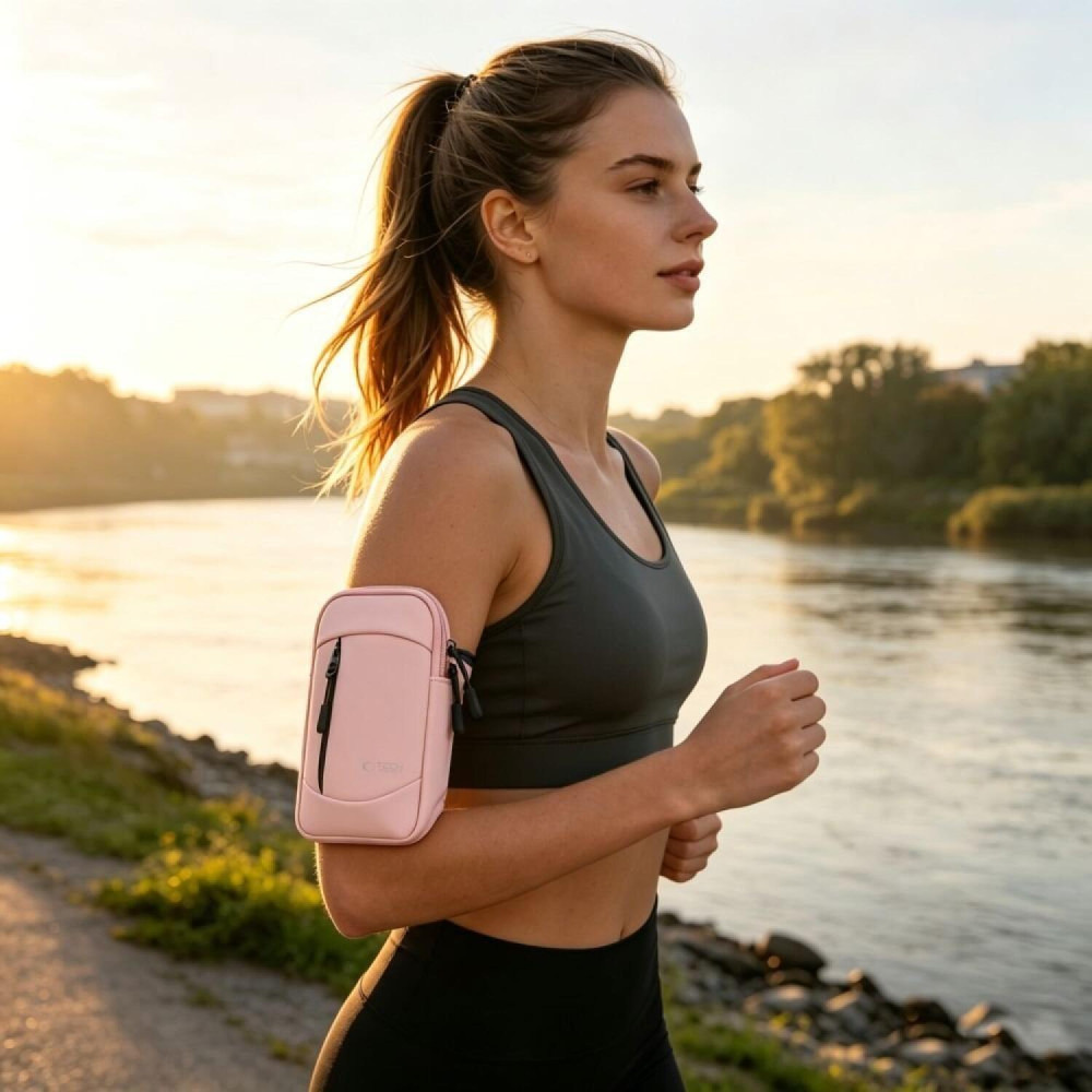 Universal Θήκη Tech-Protect M6 Sport Armband Μπράτσου για Κινητά / Smartphones έως 6.9" - Pink (5906302323289)