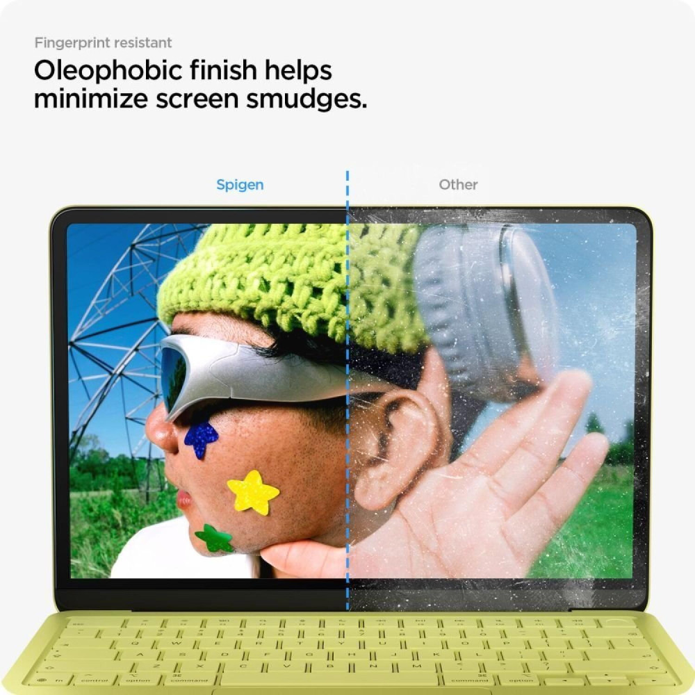 Tempered Glass MacBook Neo 13" 2026 Spigen GLAS.tR Slim Full Face Αντιχαρακτικό Γυαλί Προστασίας Οθόνης - Black (AGL11669)