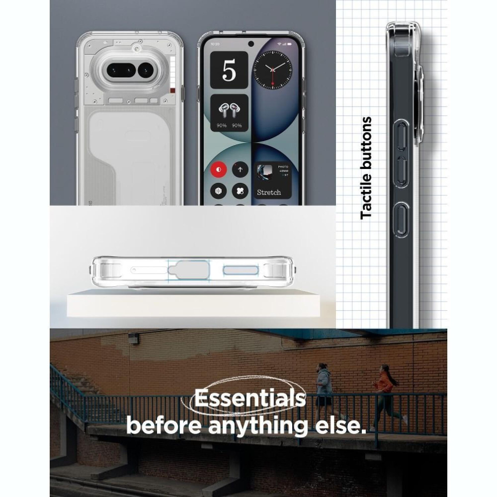 Θήκη Nothing Phone 4a Spigen Ultra Hybrid Ανθεκτική Διάφανη Σκληρή - Crystal Clear (ACS09793)