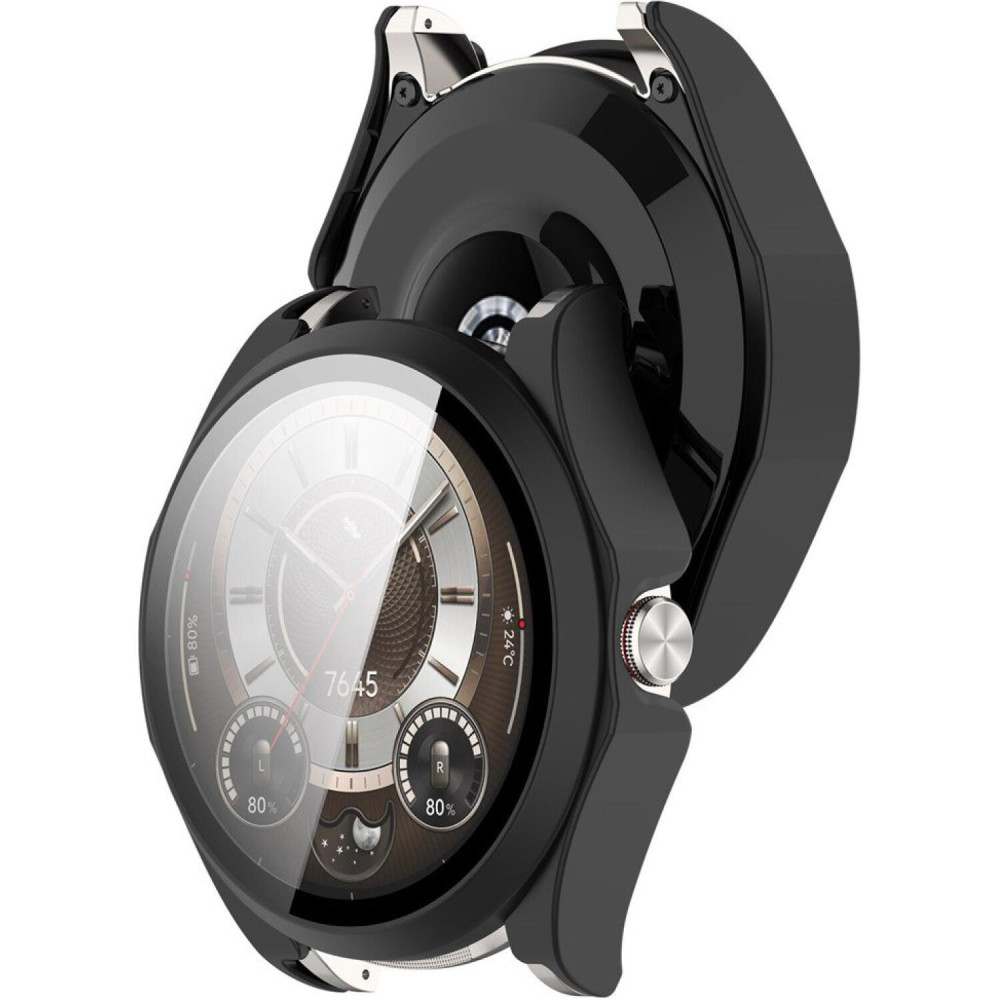 Θήκη Huawei Watch Buds 2 Techsuit Defense360 Pro με Tempered Glass - Black (5949419370241)