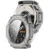 Θήκη Amazfit T-Rex Ultra 2 51mm Techsuit Defense360 Pro με Tempered Glass - Clear (5949419364899)
