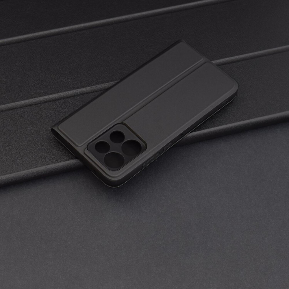 Θήκη Motorola Edge 60 Neo / Edge 50 Neo / ThinkPhone 25 Techsuit Magskin Book Πορτοφόλι από Οικολογικό Δέρμα - Black (5949419245679)