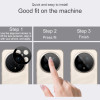 Tempered Glass Honor Magic8 Pro Techsuit Full Camera Αντιχαρακτικό Γυαλί Προστασίας για Φακό Κάμερας - Black (5949419358799)