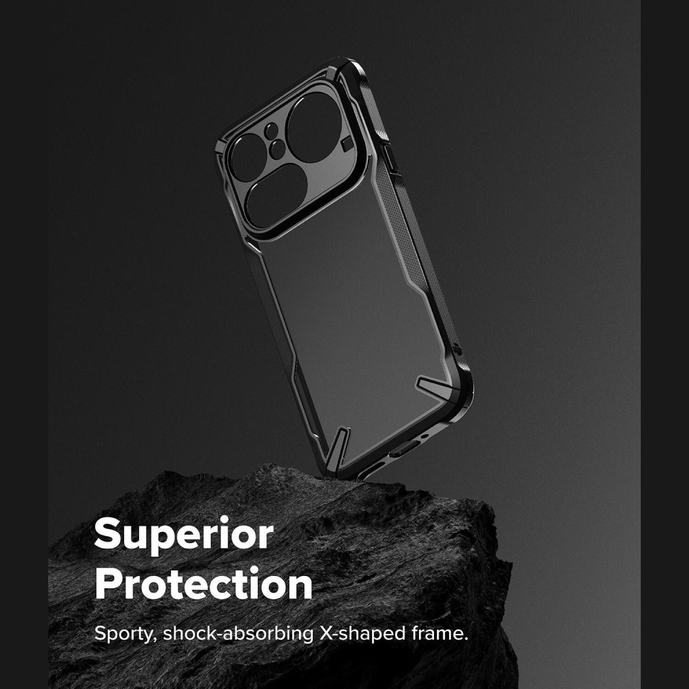 Θήκη Nothing Phone 4a Pro Ringke Fusion X Ανθεκτική Σκληρή με TPU Bumper - Black (8800328818842)