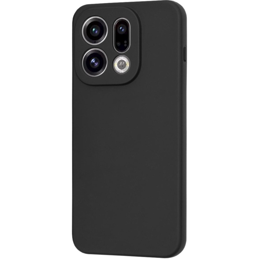 Θήκη Oppo Find X9 Techsuit SoftFlex Σιλικόνης - Black (5949419344440)