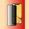 Tempered Glass iPhone 11 / XR Techsuit 111D Privacy Full Glue Full Face Αντιχαρακτικό Γυαλί Προστασίας Απορρήτου Οθόνης - Black (5949419126763)