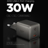 Φορτιστής Spigen EE301EU ArcStation Essential Τοίχου με 1 x Type-C 30W - Gunmetal (ACH10447)