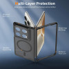 Θήκη Motorola Razr Fold Techsuit PureFrost Σκληρή Ημιδιάφανη με MagSafe - Frosted Black (5949419370722)