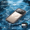 Θήκη iPhone 17 Pro ShellBox Αδιάβροχη Full Body 360° Διάφανη Ανθεκτική με MagSafe IP68 - Black (5949419337725)