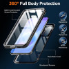 Θήκη Samsung Galaxy A57 ShellBox Αδιάβροχη Full Body 360° Διάφανη Ανθεκτική με IP68 - Black (5949419366503)