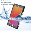 Θήκη iPad 10.2" 2021 / 2020 / 2019 ShellBox Αδιάβροχη IP68 Full Body 360° Διάφανη Ανθεκτική με Backstand / Λουράκι Μεταφοράς & Υποδοχή Apple Pencil - Black (5949419138933)